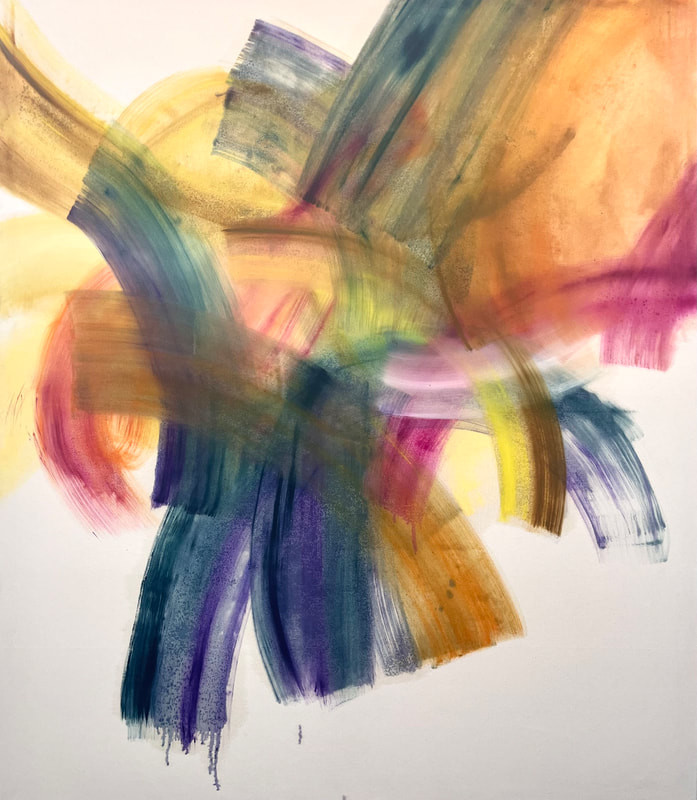 untitled #221108, 2022, oil colour on canvas, 180x155x3cm